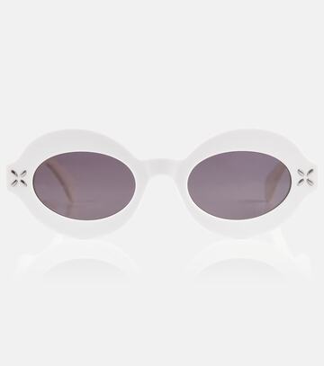 Alaia Round sunglasses in white
