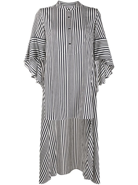 Palmer//Harding striped drape top in white