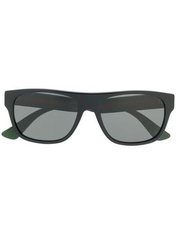 Gucci Eyewear rectangular frame sunglasses in black