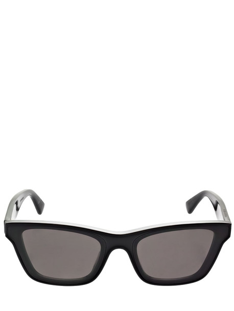 BOTTEGA VENETA Acetate Cat-eye Sunglasses in black / grey