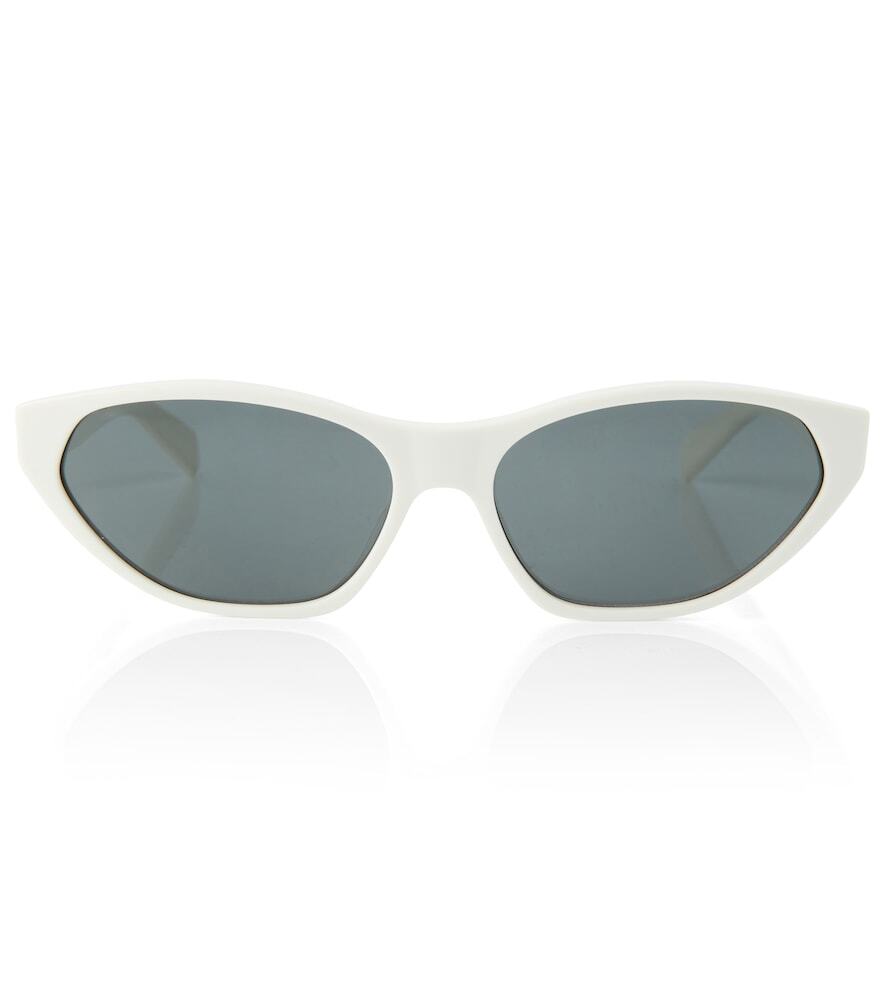 Celine Eyewear Cat-eye acetate sunglasses in white