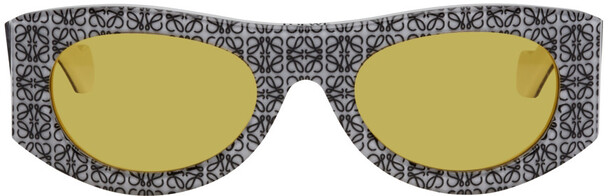 Loewe White Butterfly Anagram Sunglasses