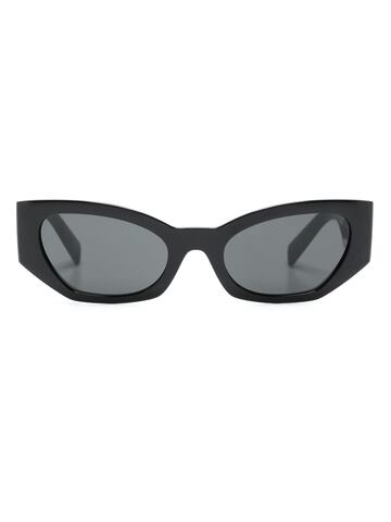 dolce & gabbana eyewear cat-eye frame sunglasses - black