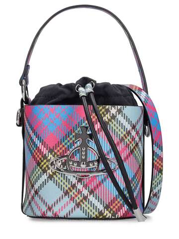 VIVIENNE WESTWOOD Daisy Faux Leather Printed Bucket Bag