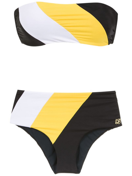 Brigitte 3 Cores bikini set in yellow