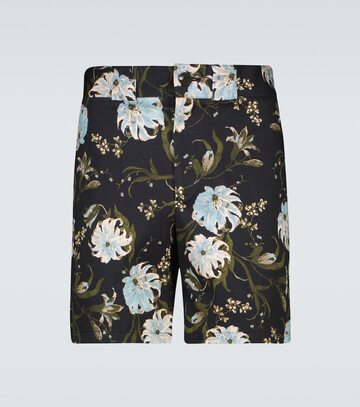 erdem lucas floral shorts
