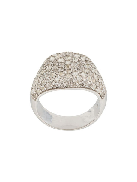 Tom Wood Oval Cocktail ring in silver