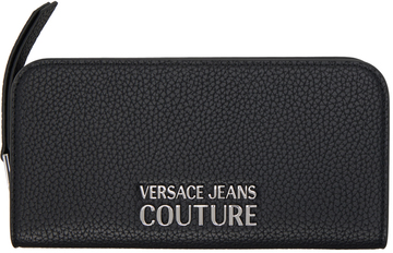 versace jeans couture black hardware wallet