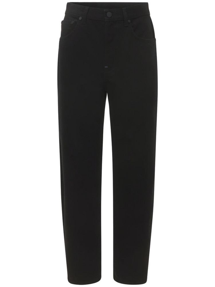 MCQ Icon 0 Curved Recycled Cotton Jeans in black