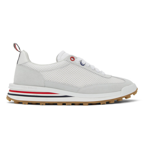 Thom Browne White Tech Runner Sneakers - Wheretoget
