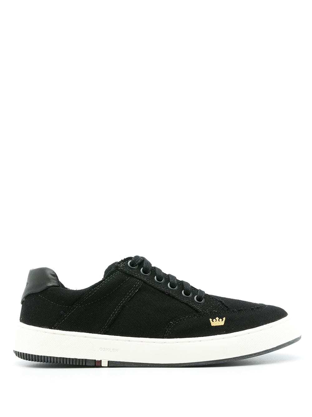 Osklen logo-print lace-up trainers - Black