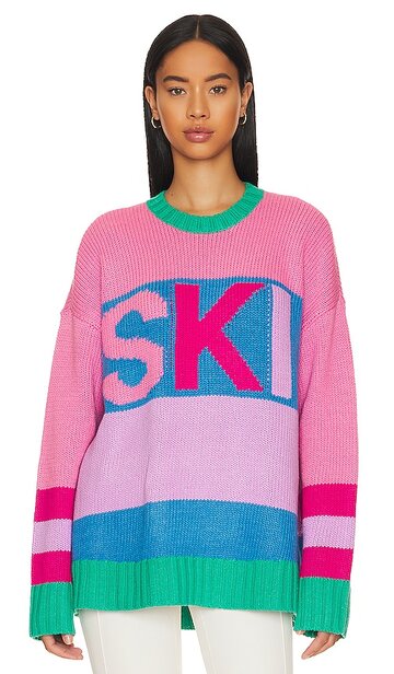Show Me Your Mumu Ski In Sweater in Pink in multi