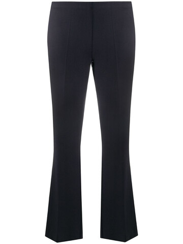 p.a.r.o.s.h. mid-rise cropped trousers in blue