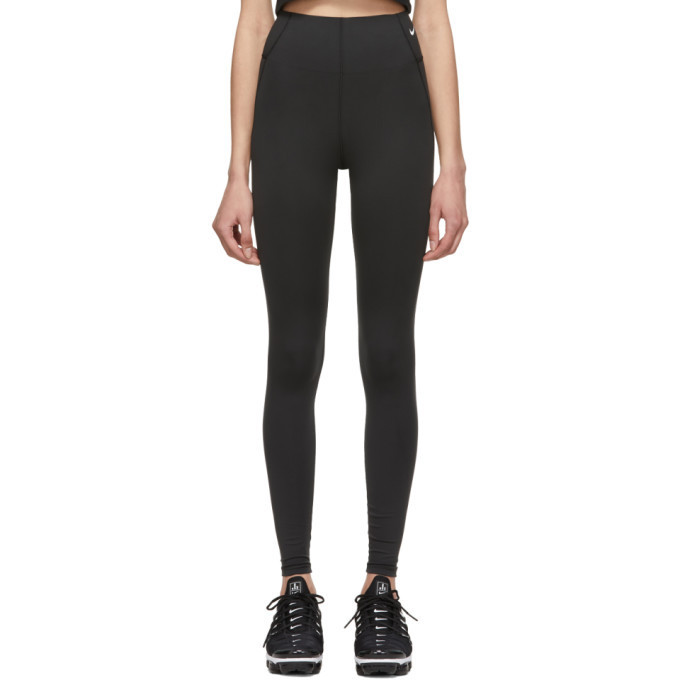 Womens Nike Swift Running Capris Pants Brand New 547586 013 Black ...