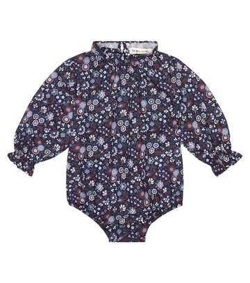 The New Society Baby Olivia cotton bodysuit in blue