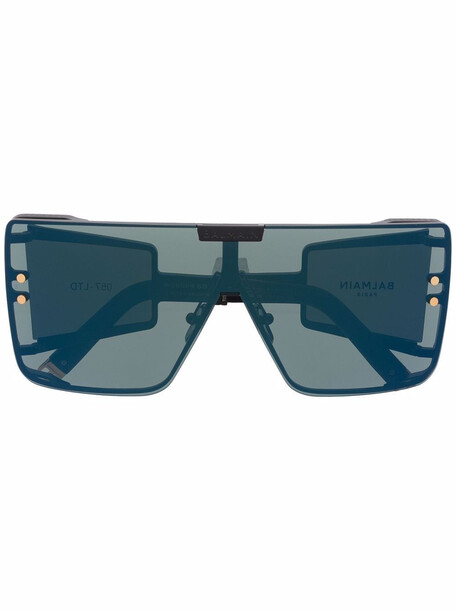 Balmain Eyewear Wonder Boy aviator-frame sunglasses - Black