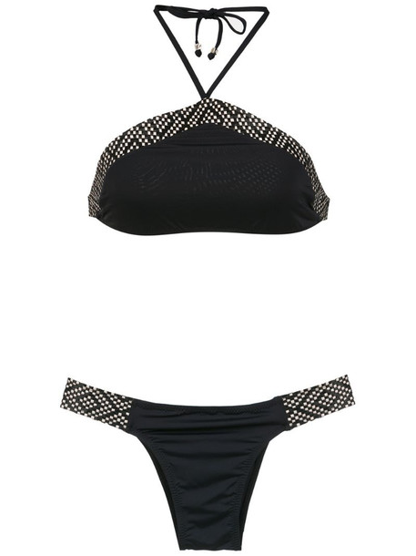 Amir Slama printed bikini set in black