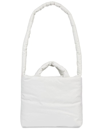 KASSL EDITIONS Small Pillow Oil Tote Bag in white