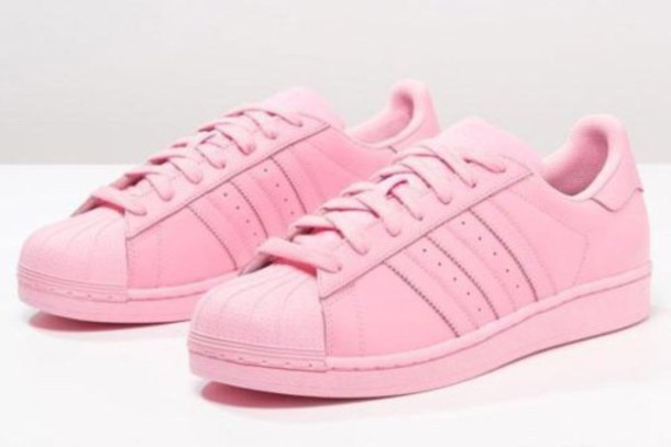 adidas superstar light pink