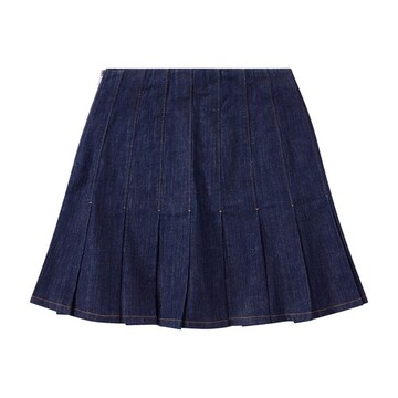 Closed Short pleated denim skirt