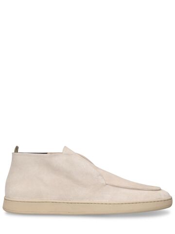 officine creative herbie suede leather loafers