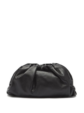 bottega veneta - the pouch large leather clutch - womens - black