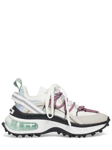 dsquared2 bubble faux leather sneakers