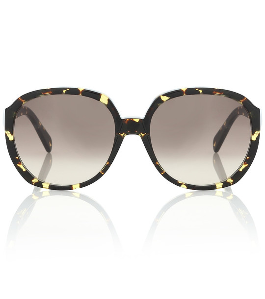 Celine Eyewear Oversized round sunglasses in brown