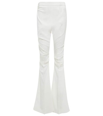 Jacquemus Le Pantalon Merria flared wool pants in white