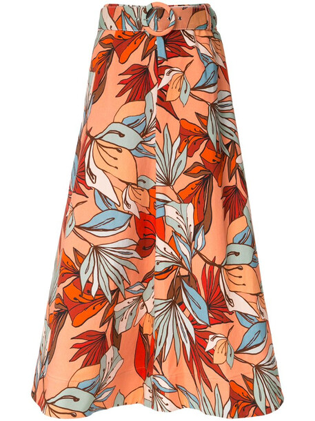Nicholas A-line floral skirt