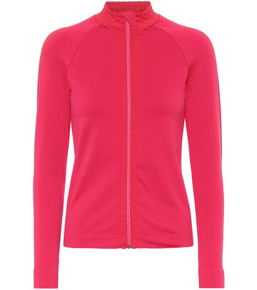 Ernest Leoty Apolline technical-jersey jacket in pink