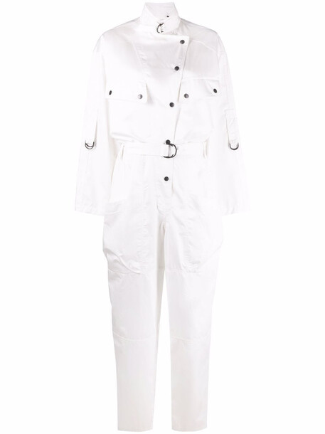 Isabel Marant Florine belted long-sleeve jumpsuit - White