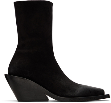 marsèll black gessetto ankle boots