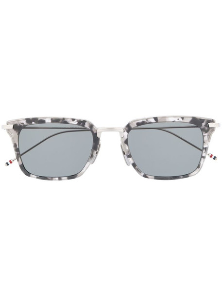 Thom Browne Eyewear Wayfarer rectangular-frame sunglasses in grey