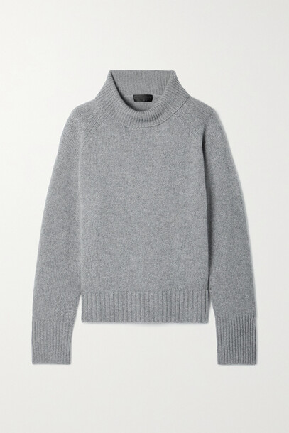Nili Lotan - Lanie Cashmere Turtleneck Sweater - Gray
