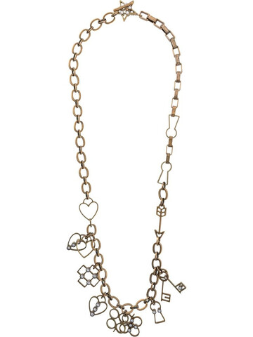 LANVIN Pre-Owned cable chain charms necklace in gold