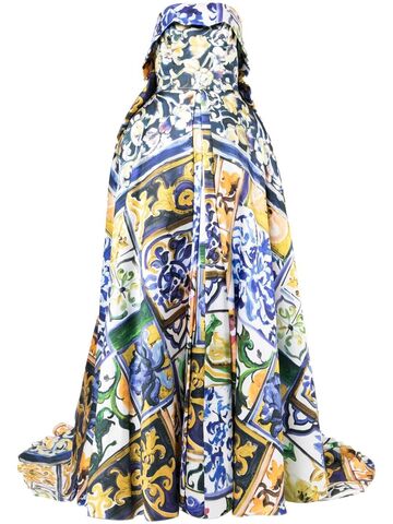 isabel sanchis altamoda patterned ball gown - multicolour