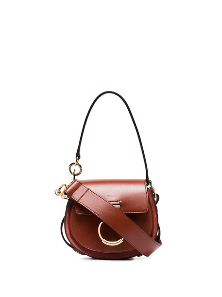 Chloé small Tess shoulder bag in brown