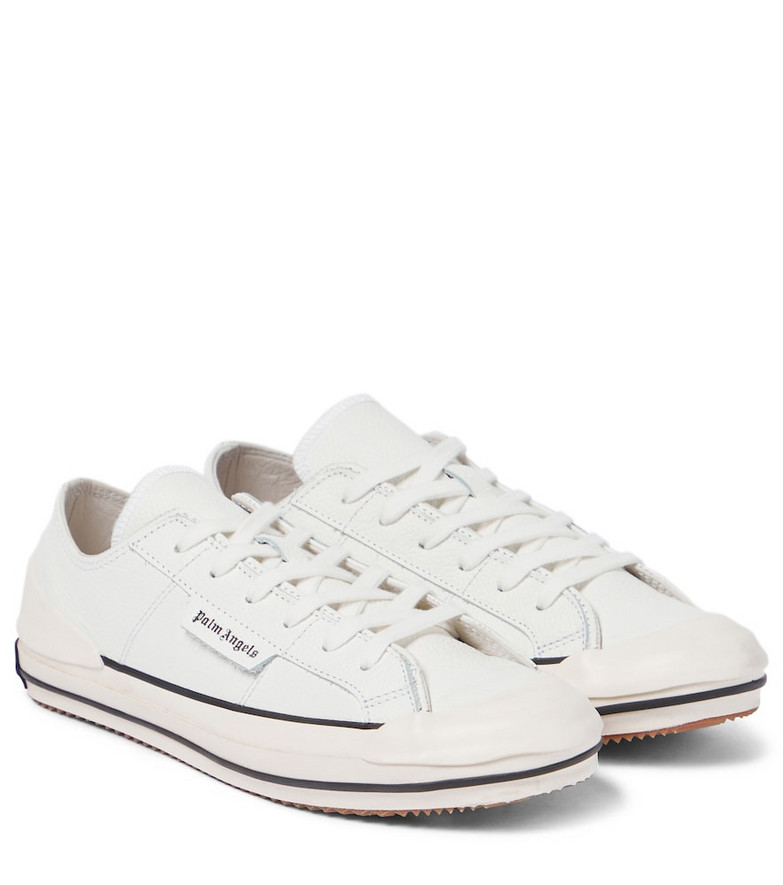 Palm Angels Leather sneakers in white
