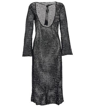 Anna Kosturova Exclusive to Mytheresa â Zen Mesh crochet beach dress in black