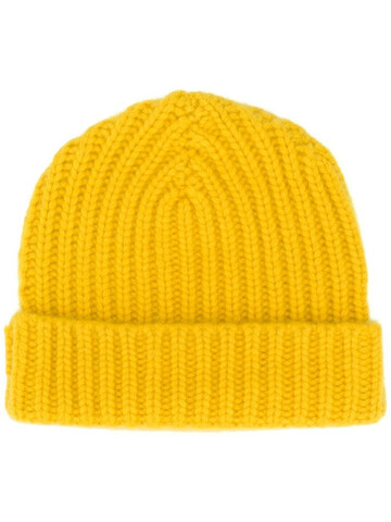 Warm-Me Alex cashmere beanie hat in yellow
