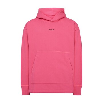 acne studios hooded sweatshirt in pink