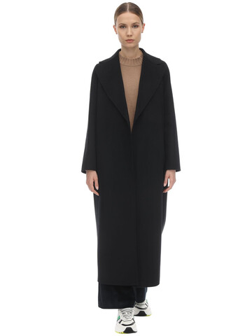 MAX MARA 'S Poldo Belted Wool Coat in black