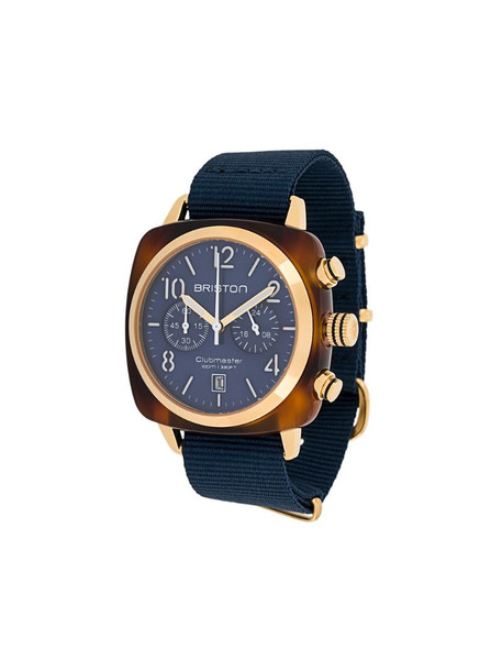 Briston Watches Clubmaster Classic 40mm watch in blue