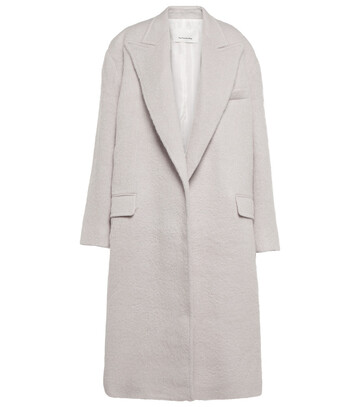Frankie Shop John wool-blend oversized coat in grey