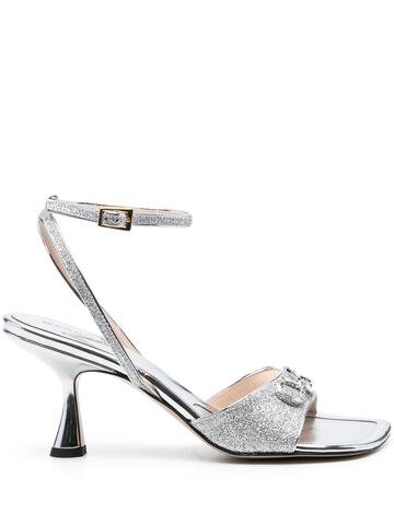 wandler julio anklet 80mm sandals - silver