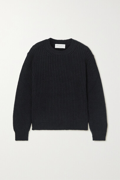 Officine Générale - Alissa Ribbed-knit Sweater - Black