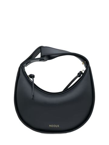 NEOUS Lacerta Leather Top Handle Bag in black
