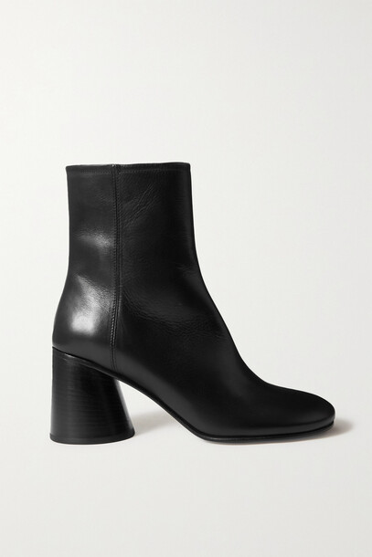 Acne Studios - Leather Ankle Boots - Black