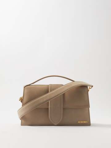 jacquemus - le bambinou leather bag - womens - dark beige
